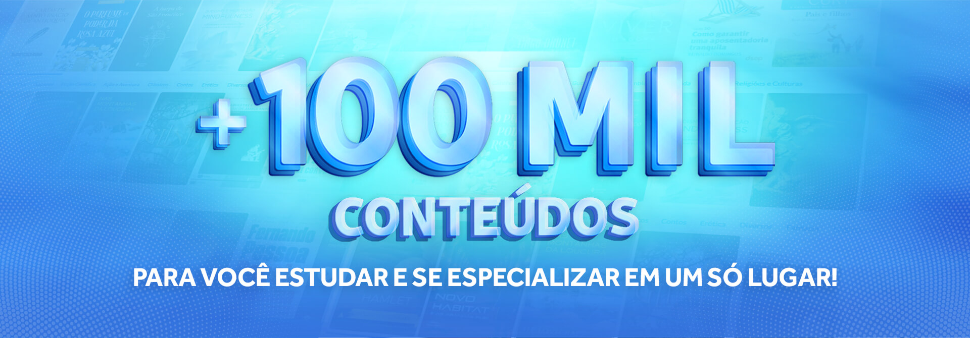 +100 mil conteudos